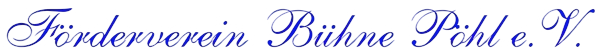 Logo des Förderverins Bühne Pöhl e.V.
